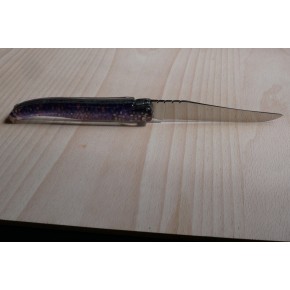 Couteau POCHE Laguiole saumon